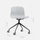 L Shape with wheels, Dark Grey Fabric